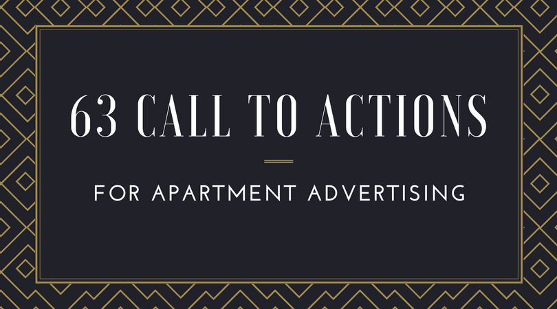 Call To Actions for Apartment Advertising Campaigns