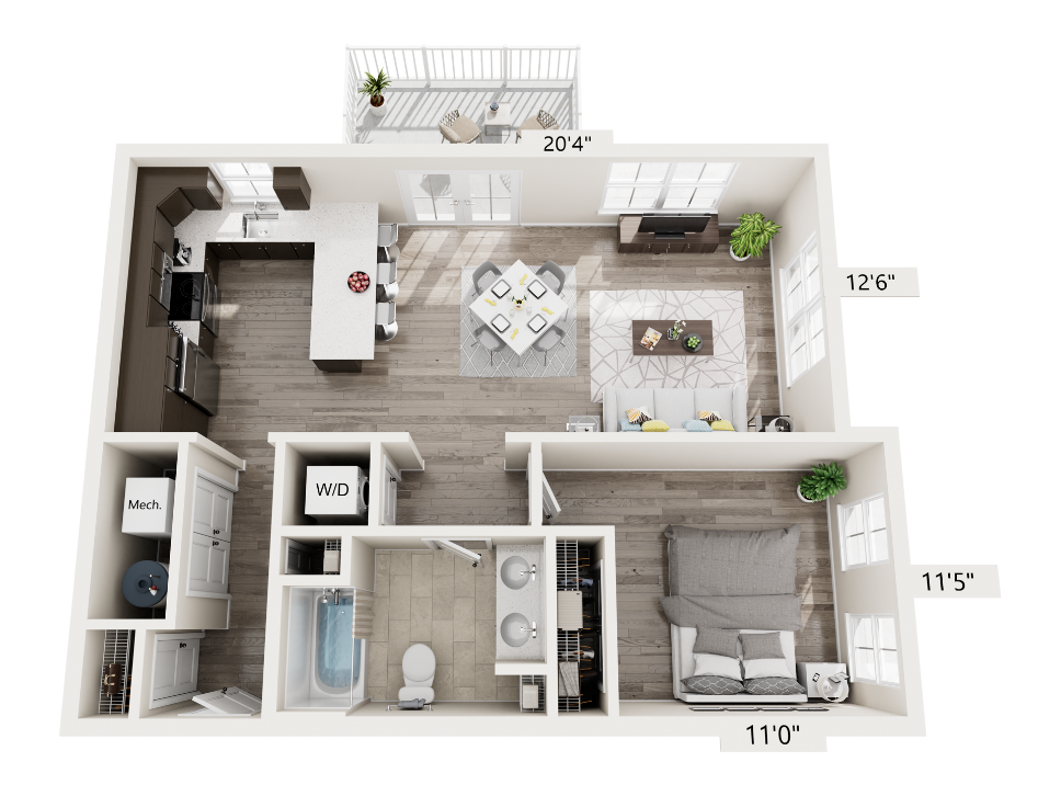apartment rendering company