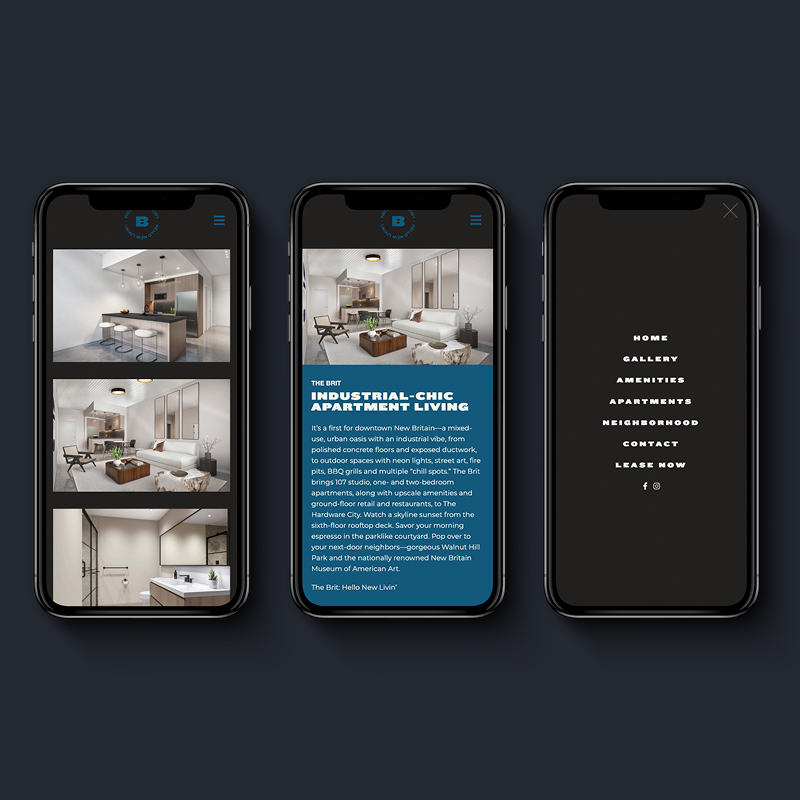 Apartment Web Design Mobile