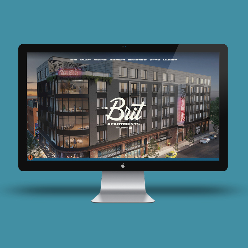 Apartment Website Design & Development - The Brit