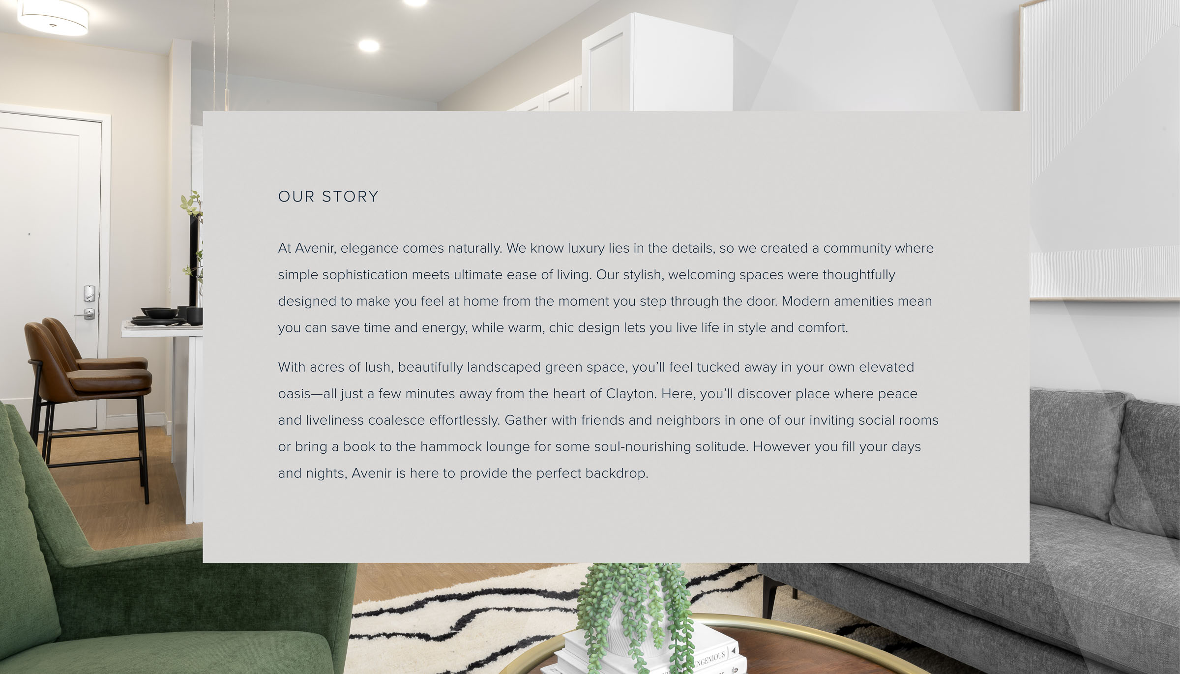 Avenir Project Photo