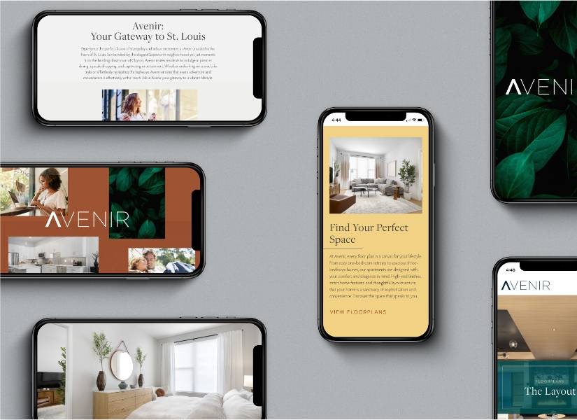 Avenir multifamily branding