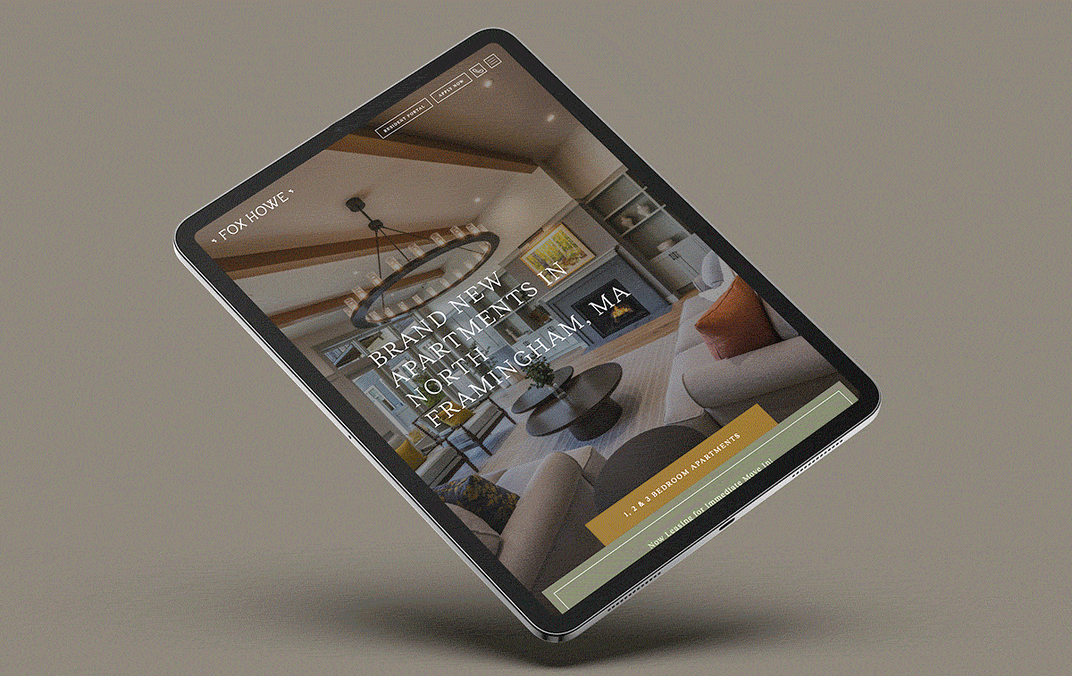 Mulitifamily Marketing Websites - Website Animation