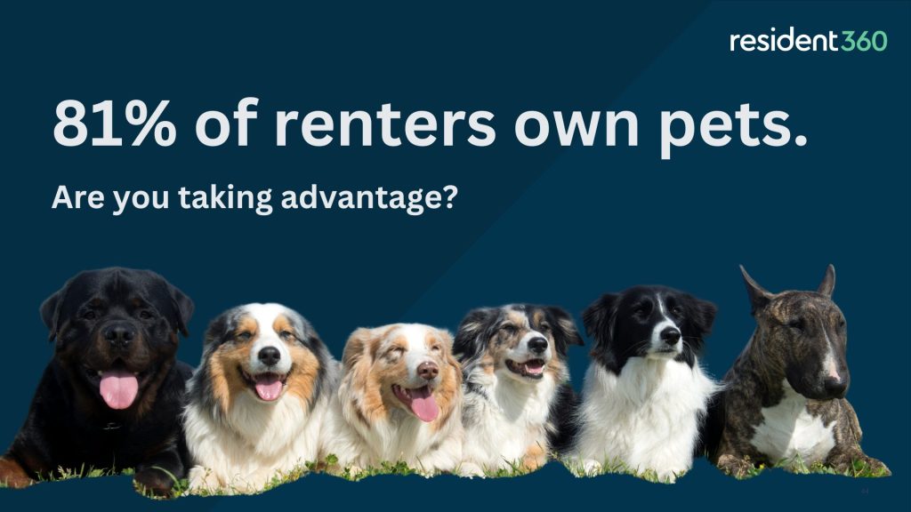 Promote your pet-friendly amenities - apartment marketing ideas