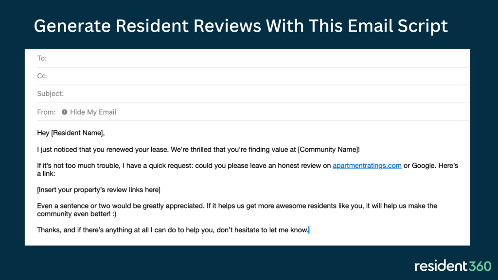 resident review request email script - apartment marketing ideas for 2026