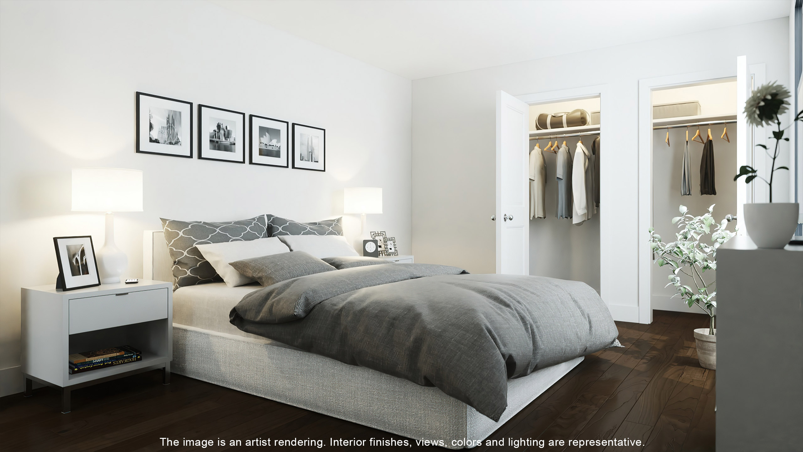 apartment rendering and multifamily branding for The Indie
