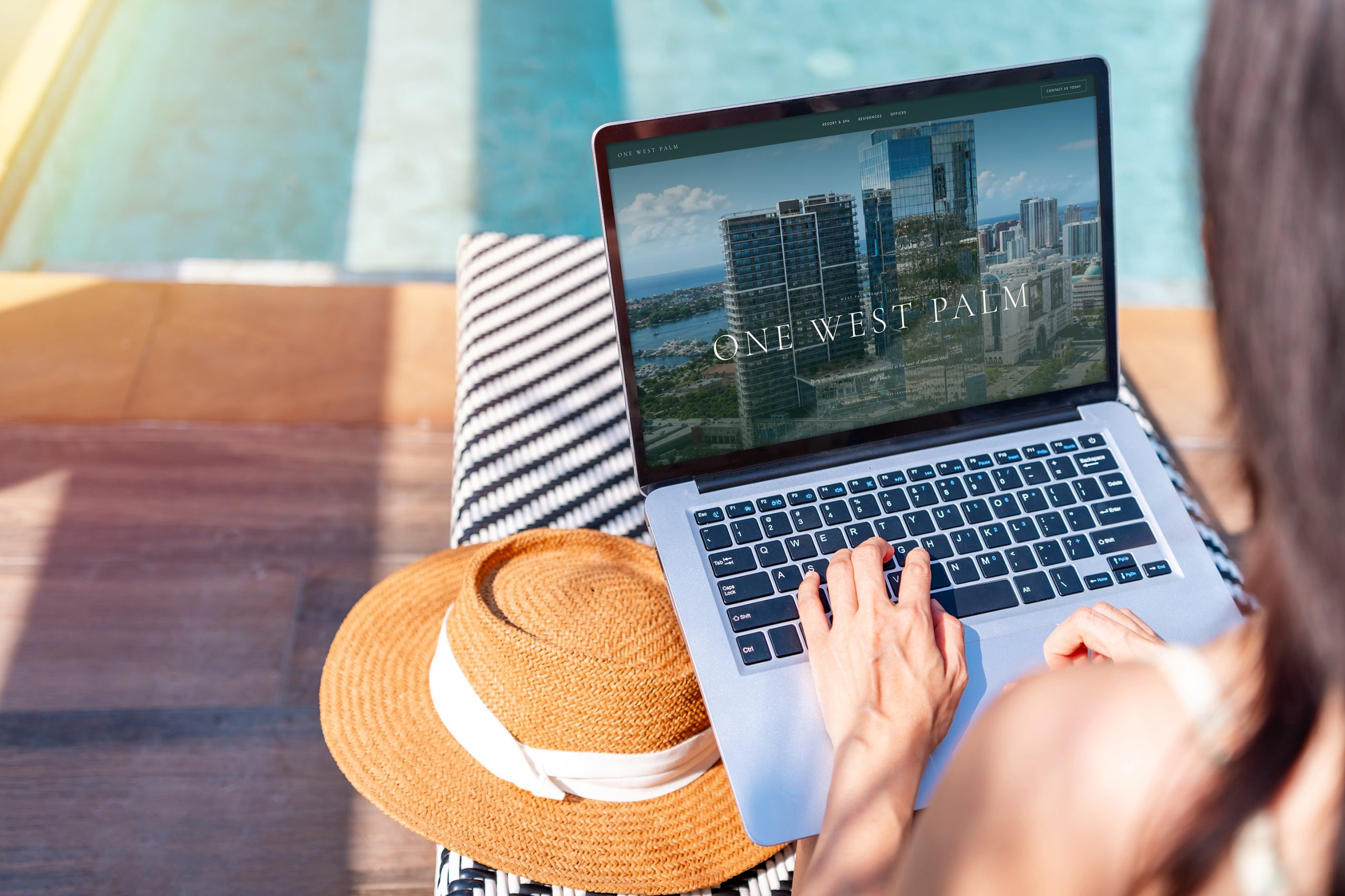 One West Palm hotel website - hospitality marketing for hotels