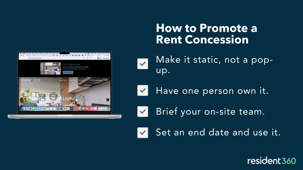 Promoting Your Rent Concessions