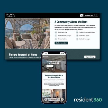 multifamily website conversion