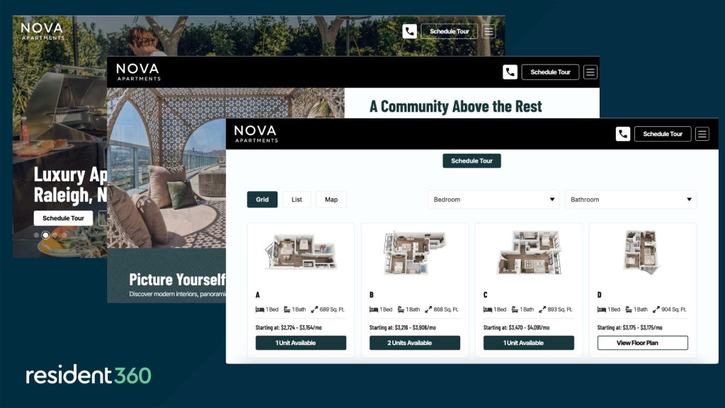 multifamily website conversion